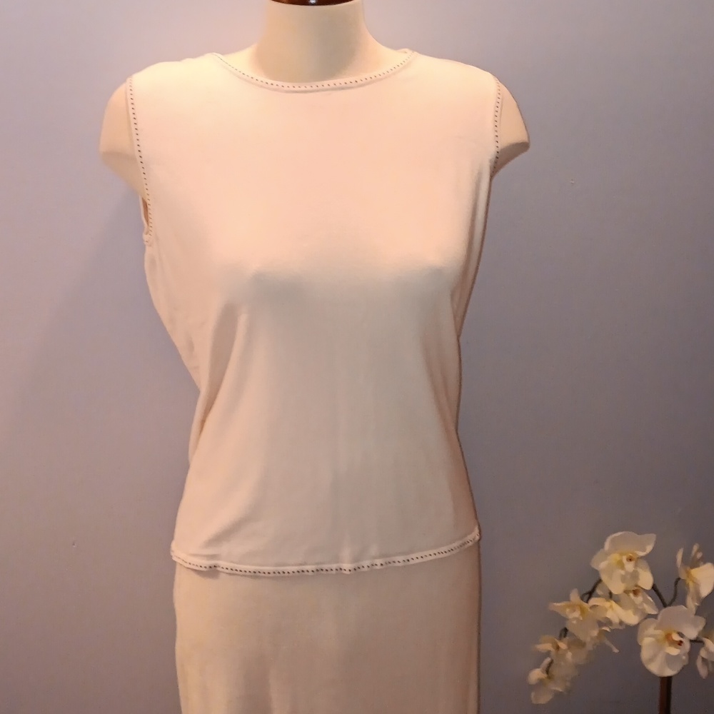 JKLA California silk blend cream top